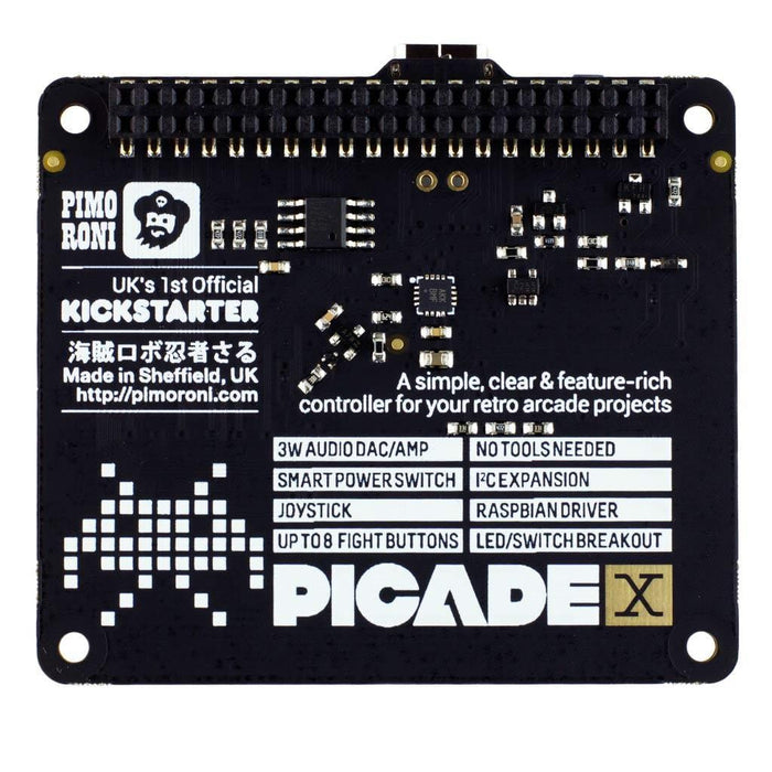 Picade X HAT USB-C by Pimoroni - The Pi Hut