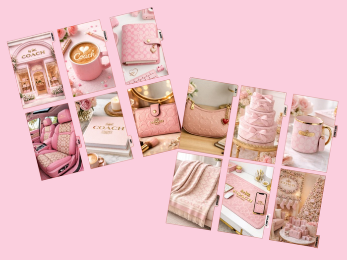 Pink Coach | Monthly Divider | Personal Wide