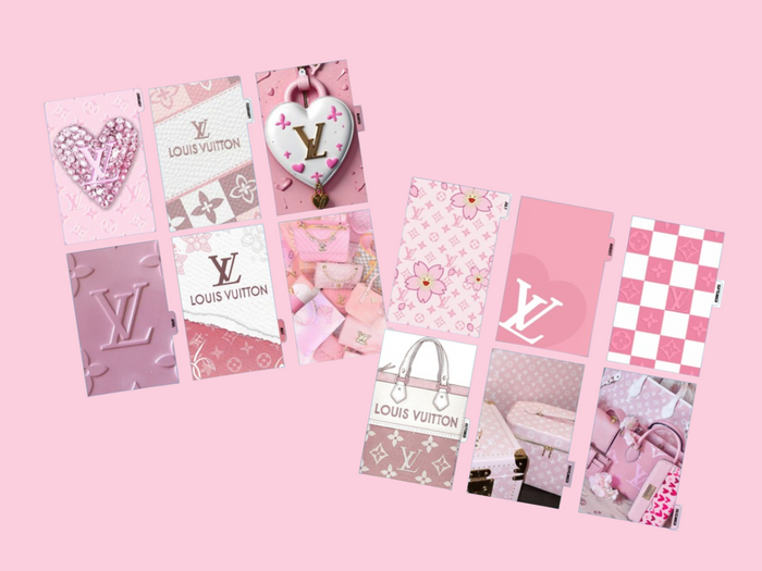 Pink L | Monthly Divider | Personal Wide | Set of 12