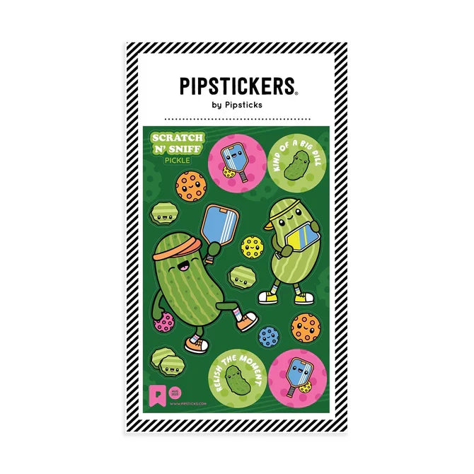 Pipsticks Big Dill Scratch N' Sniff Stickers - Pickle