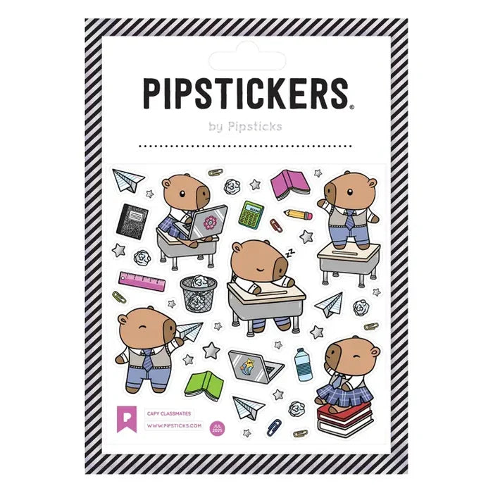 Pipsticks Capy Classmates Sticker Sheet