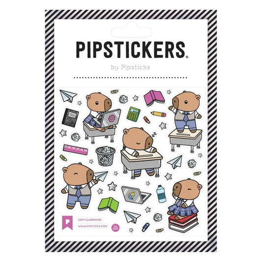 Pipsticks Capy Classmates Sticker Sheet