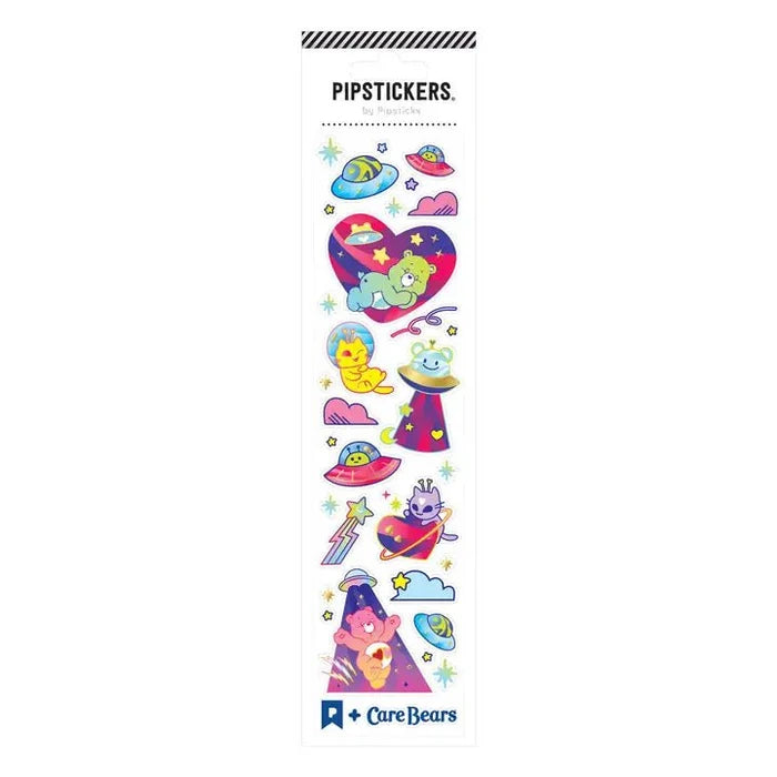 Pipsticks + Care Bears Cosmic Kitties Sticker Sheet - Owl & Goose Gifts