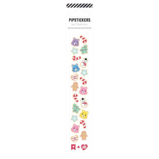 Pipsticks + Care Bears Cuddly Cookie Holiday Sticker Sheet - Owl & Goose Gifts