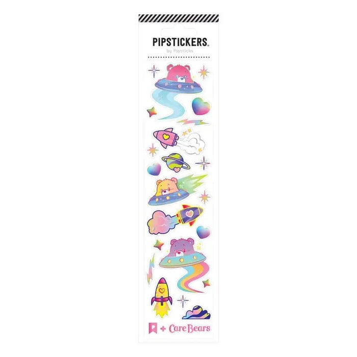 Pipsticks + Care Bears Rocket Ride Sticker Sheet - Owl & Goose Gifts