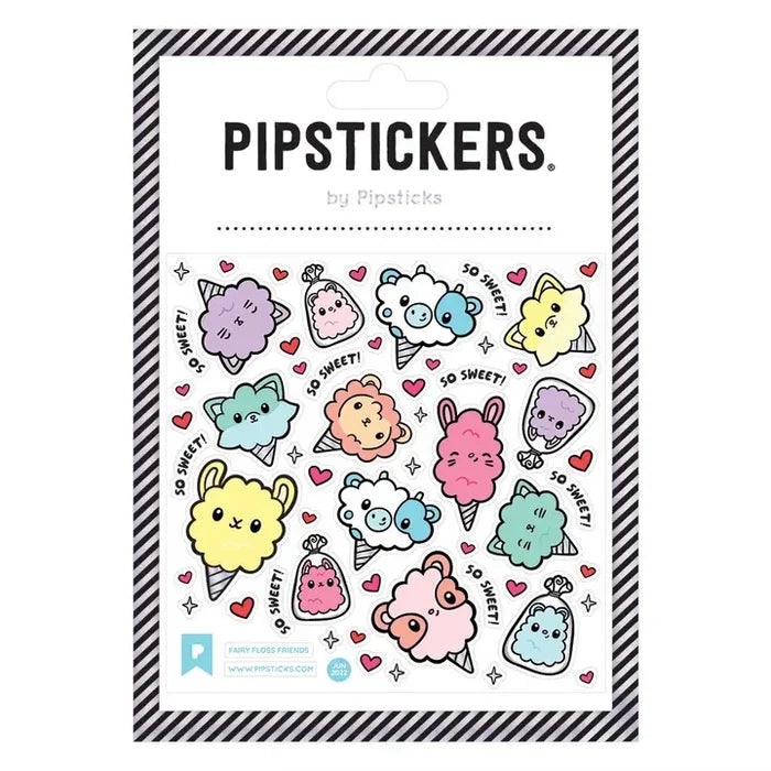 Pipsticks Fairy Floss Friends Sticker Sheet