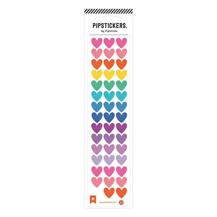 Pipsticks Heart Tones Sticker Sheet