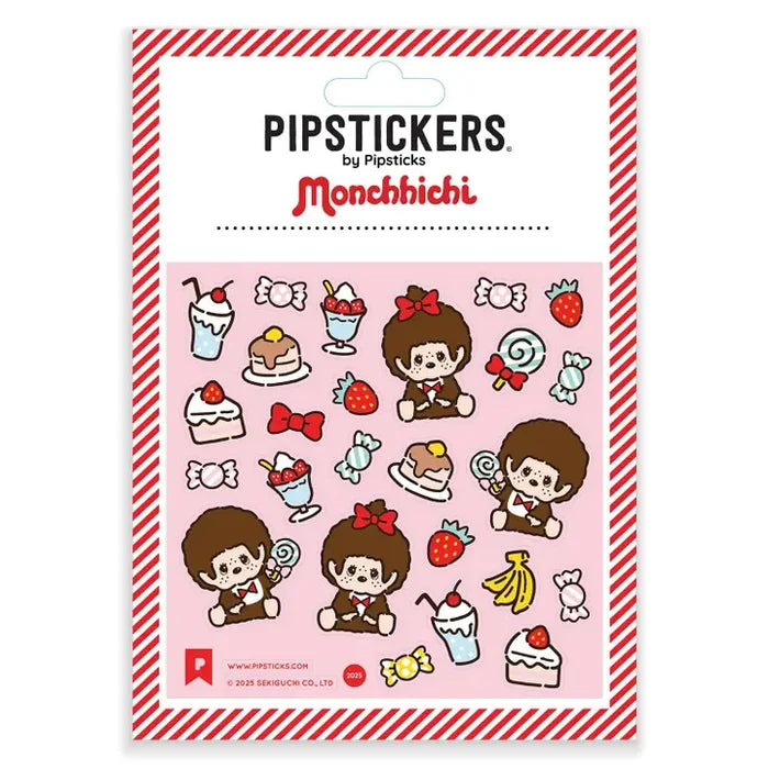 Pipsticks + Monchhichi Sweets Sticker Sheet