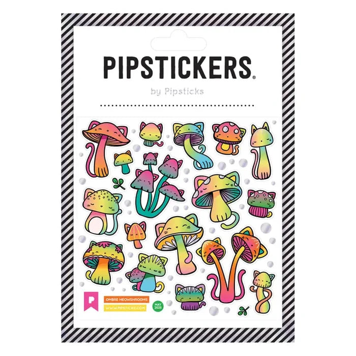 Pipsticks Ombre Meowshrooms Sticker Sheet