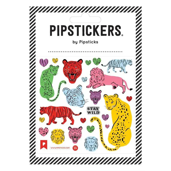 Pipsticks Wild Cats Sticker Sheet