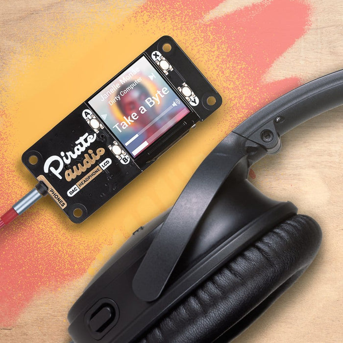 Pirate Audio: Headphone Amp for Raspberry Pi [Discontinued] by Pimoroni - The Pi Hut