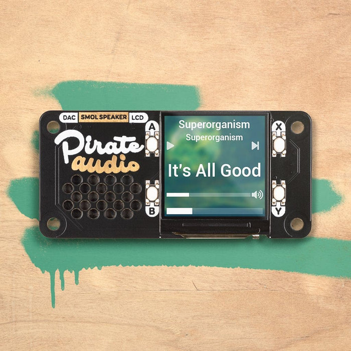 Pirate Audio: Speaker for Raspberry Pi [discontinued] by Pimoroni - The Pi Hut