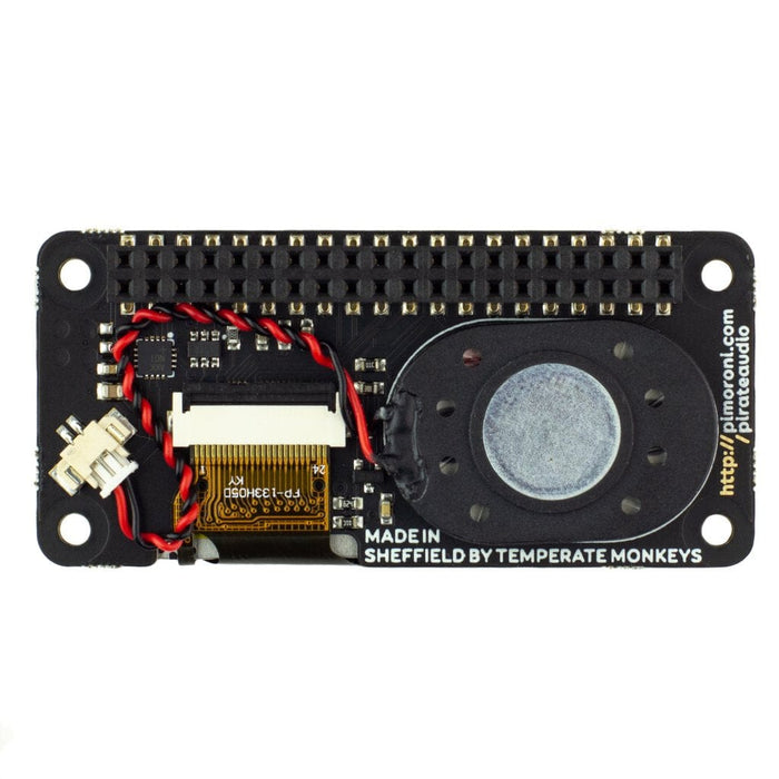 Pirate Audio: Speaker for Raspberry Pi [discontinued] by Pimoroni - The Pi Hut