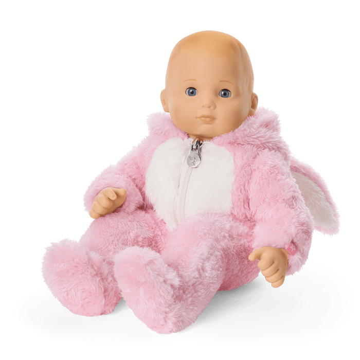 Playful Pink Bunny One-Piece Outfit for Bitty Baby® Dolls