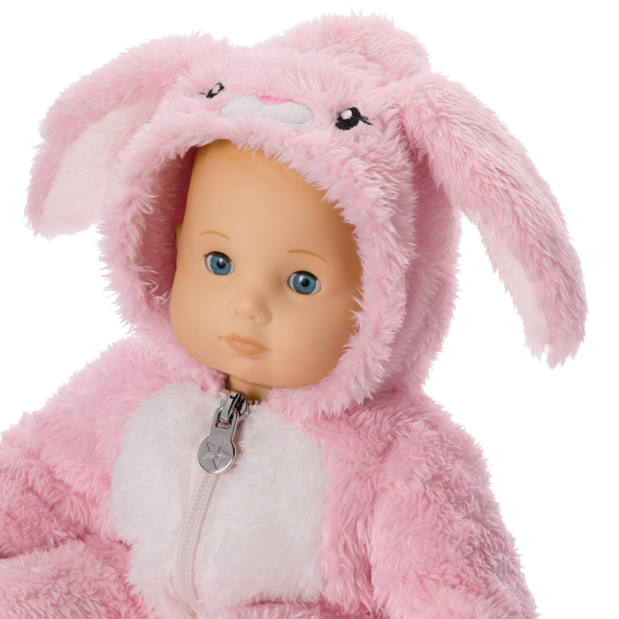 Playful Pink Bunny One-Piece Outfit for Bitty Baby® Dolls