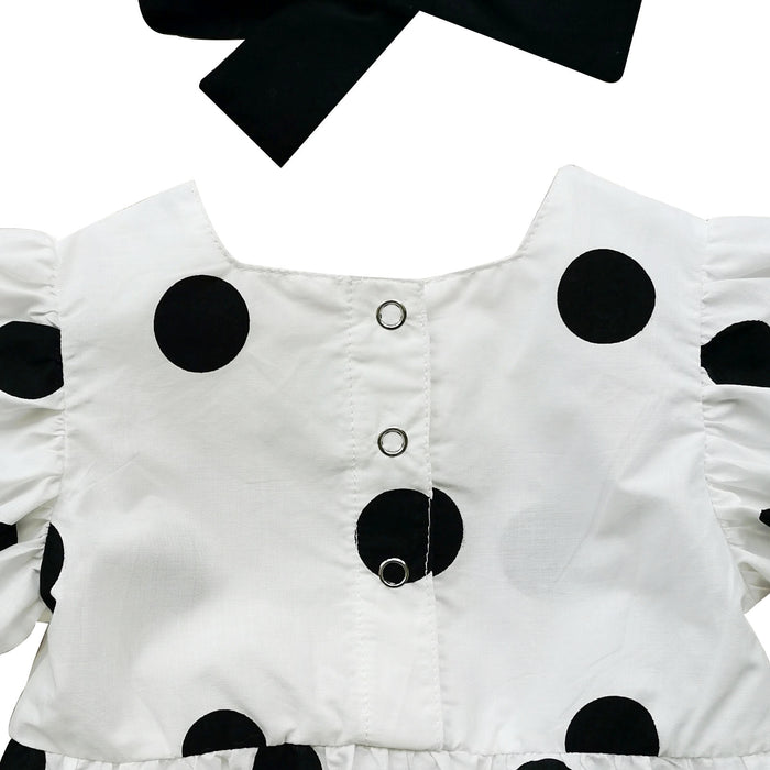 POLKA DOT Black & White Romper