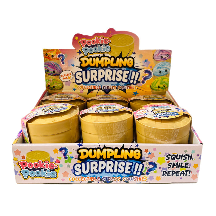 Pookie Pookie Dumpling SWIRL- 3.5 Inch Surprise Squishy Sensory Toy