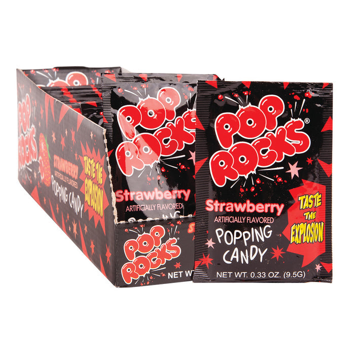 Pop Rocks Strawberry Popping Candy - 24 Count