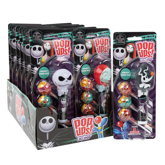 Pop Ups Nightmare Before Christmas Lollipops - 24 Count