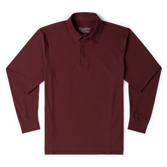 RSVLTS XS Breakfast Balls Commuter Long Sleeve Polo Port – Commuter Long Sleeve Polo Port – Commuter Long Sleeve Polo