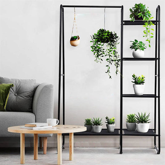 Portable Clothes Rack Garment Hanging Stand Closet Storage Organiser Shelf Home -Home Living Store - -