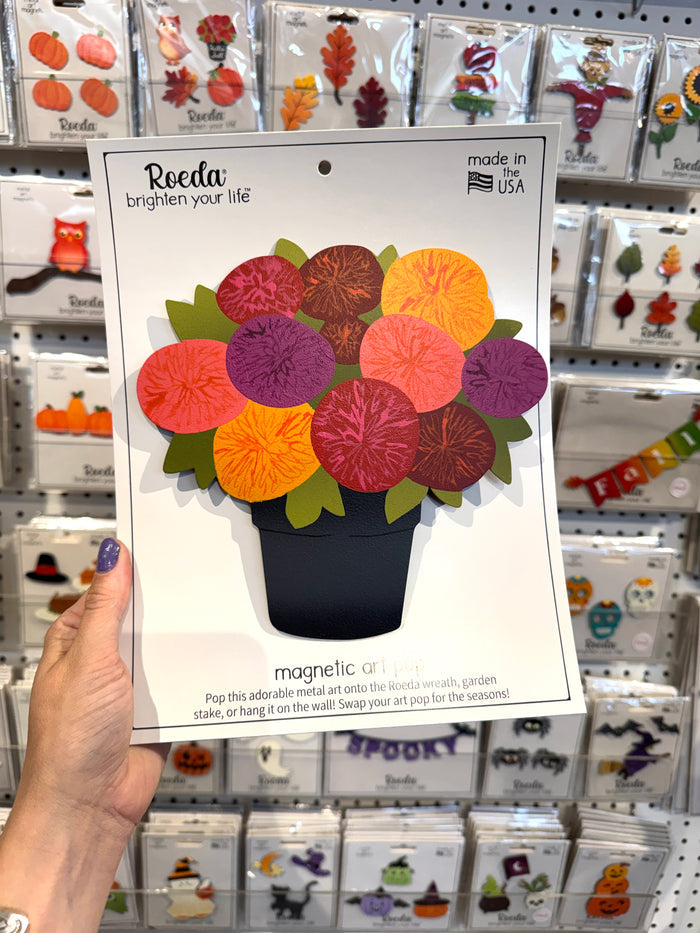 Potted Chrysanthemum Art Pop