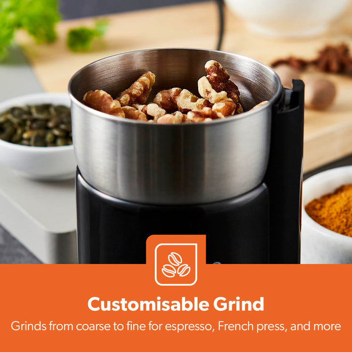 Powerful Mini Dry Coffee Grinder and Spice Mixer 200W
