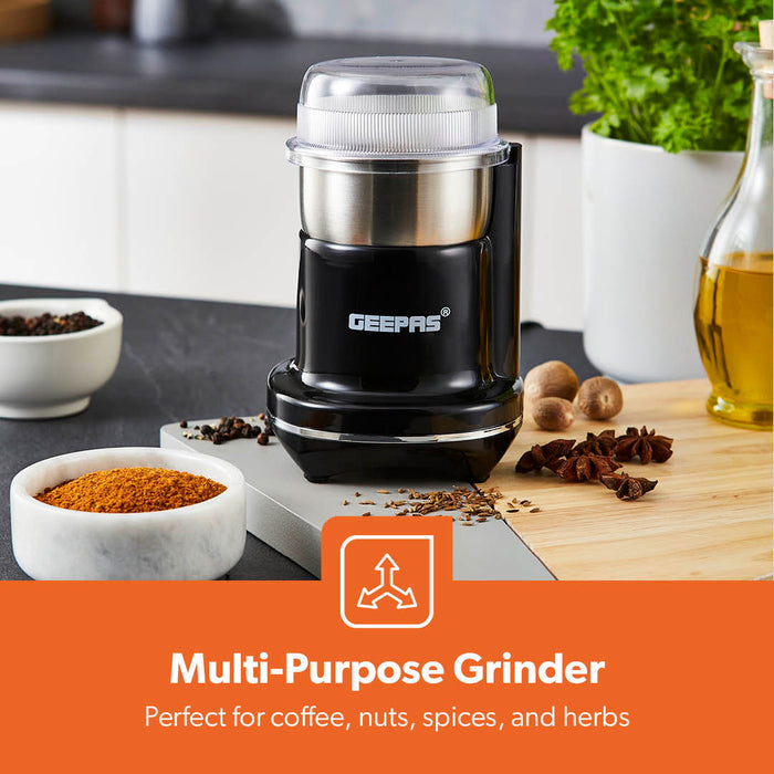 Powerful Mini Dry Coffee Grinder and Spice Mixer 200W