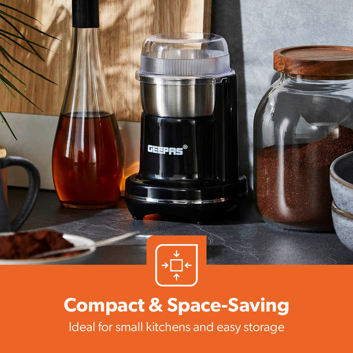 Powerful Mini Dry Coffee Grinder and Spice Mixer 200W