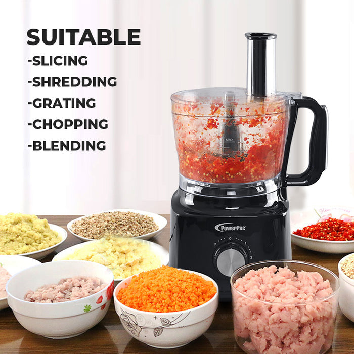PowerPac 4in1 Multi-Functional Food Processor (PPBL775)
