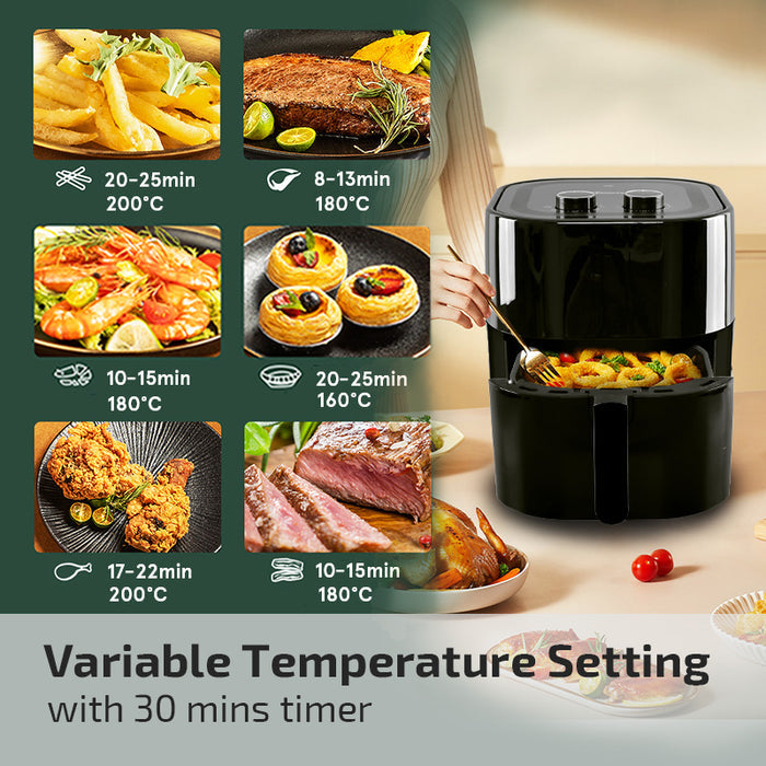 PowerPac Air Fryer 4.0L with Hot Air Flow System (PPAF608)