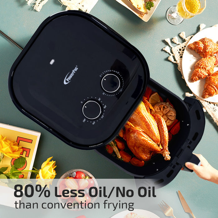 PowerPac Air Fryer 4.0L with Hot Air Flow System (PPAF608)