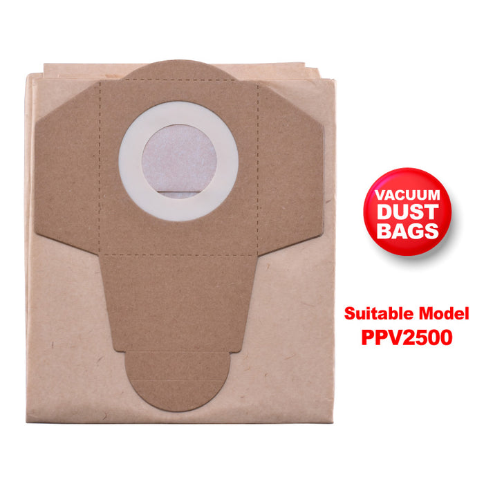 PowerPac Compatible Vacuum Cleaner Paper Dust Bags (VDB2500)