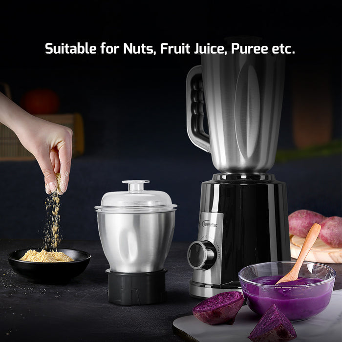 PowerPac High Power Blender and Grinder, Stainless Steel Blender (PPBL148)
