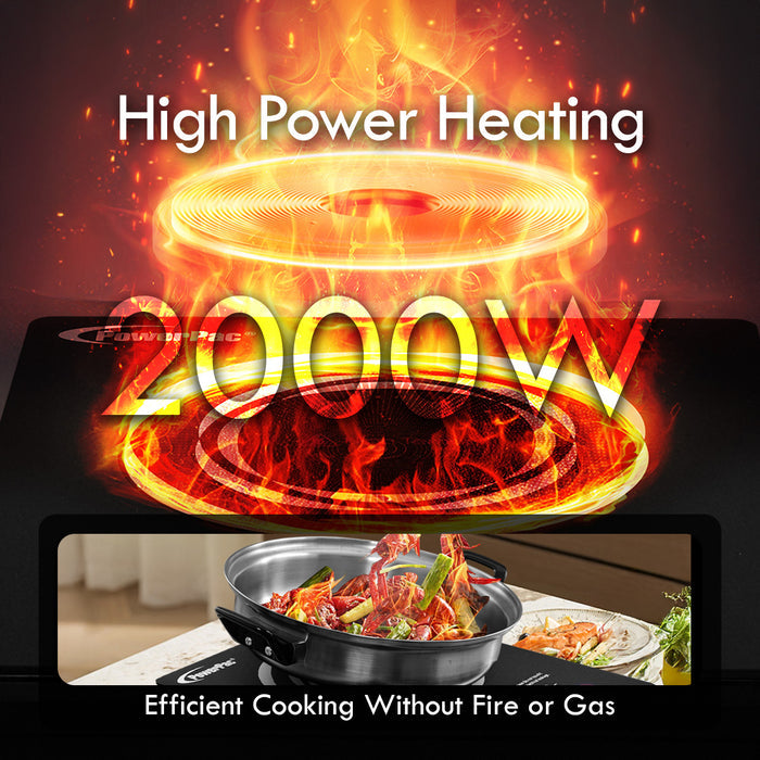 PowerPac Steamboat Induction Cooker with Stainless Steel Pot (PPIC888A)