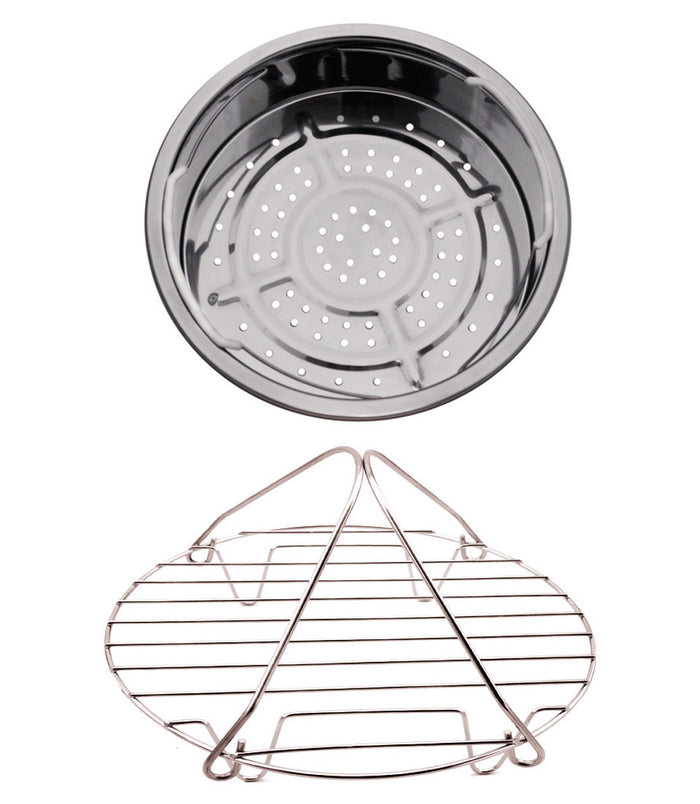 Pressure Cooker/Slow Cooker Stainless Steel Basket and Rack - GoWISE USA