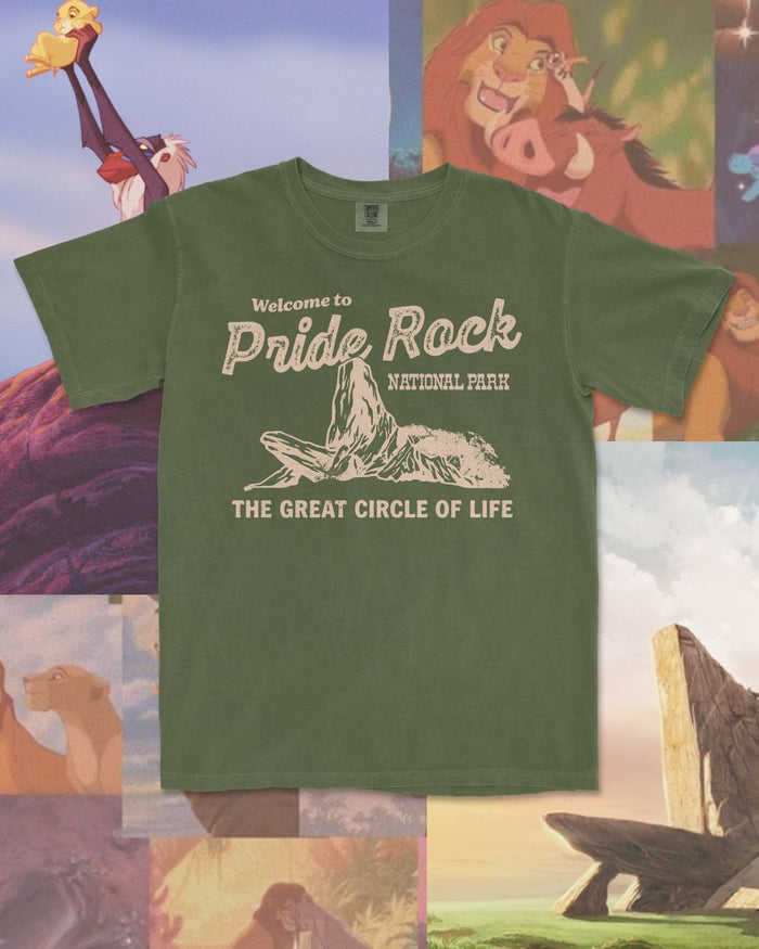 Pride Rock Garment Dyed Tee