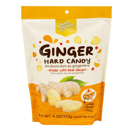 Prince of Peace Ginger Hard Candy Bag - 10 Count