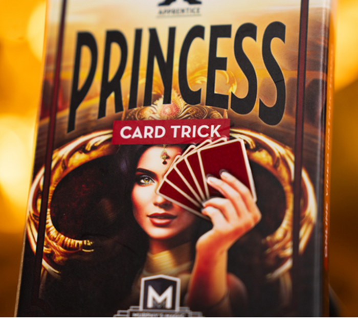 Easy mind-reading magic trick with five playing cards
