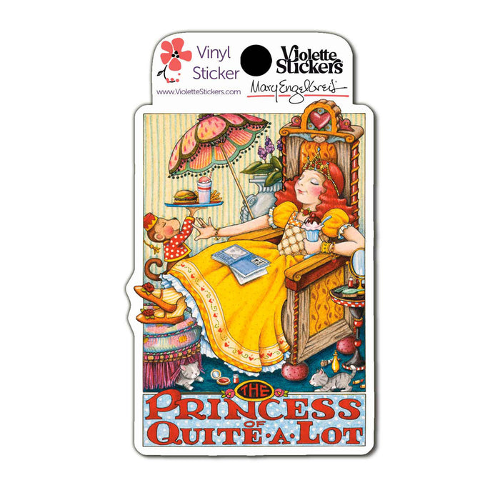 Princess of Quite A Lot Vinyl Sticker