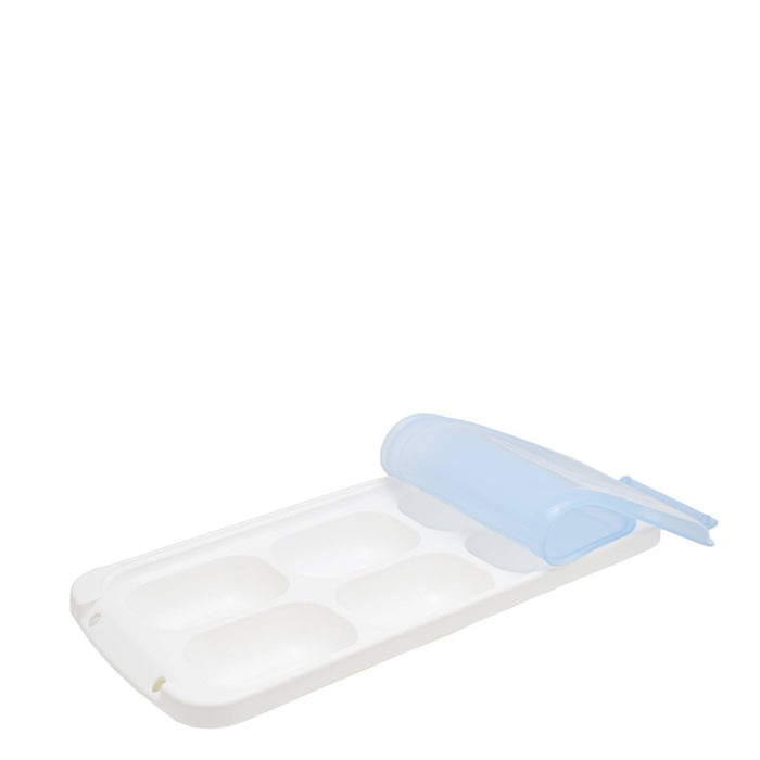 Progressive 1/2 Cup Freezer Portion Pod - White & Blue