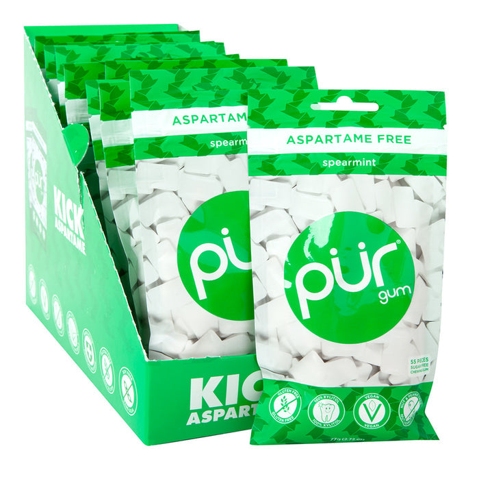 Pur Spearmint Gum - 12 Count