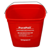 PuraPail Sanitizing Utility Pail Eliminates confusion between cleaning and sanitizing solution containers,ref used for sanitizing,reduces risk of cross-contamination,square design -IMPACTPAIL Hannah's Variety Store