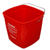 PuraPail Sanitizing Utility Pail Eliminates confusion between cleaning and sanitizing solution containers,ref used for sanitizing,reduces risk of cross-contamination,square design -IMPACTPAIL Hannah's Variety Store