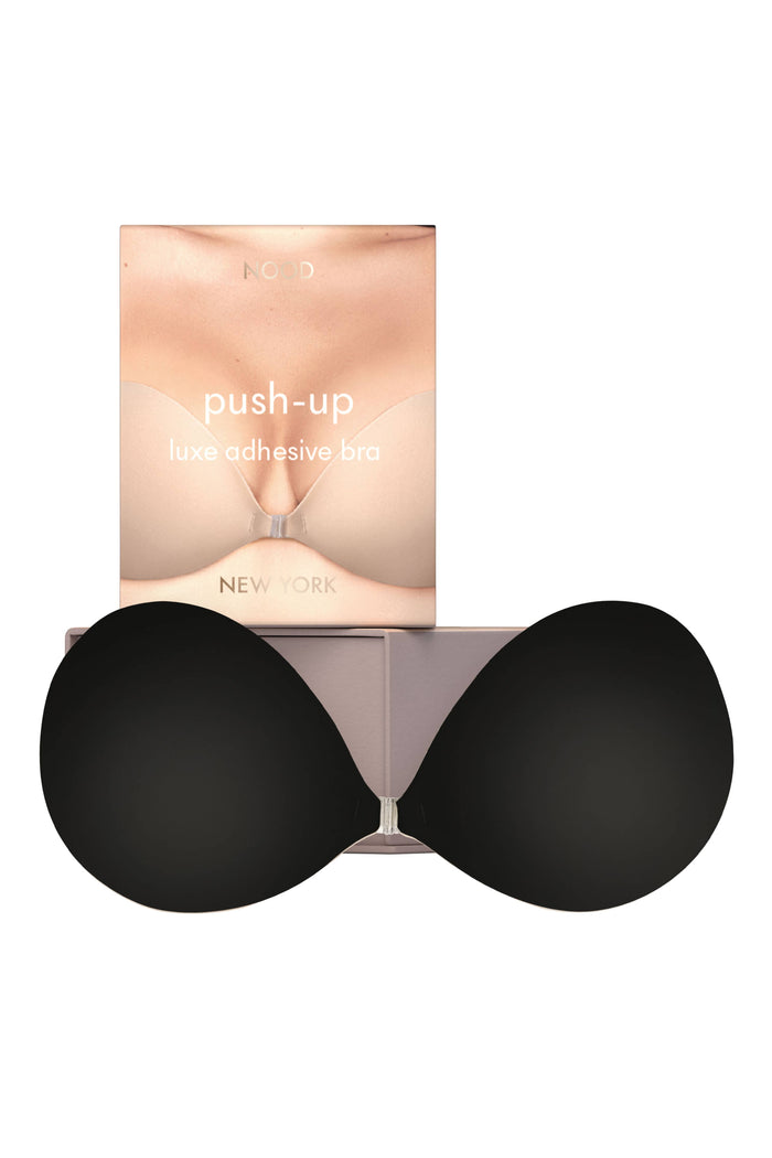 Push Up | Padded Adhesive Fabric Bra: No 3 Buff / D