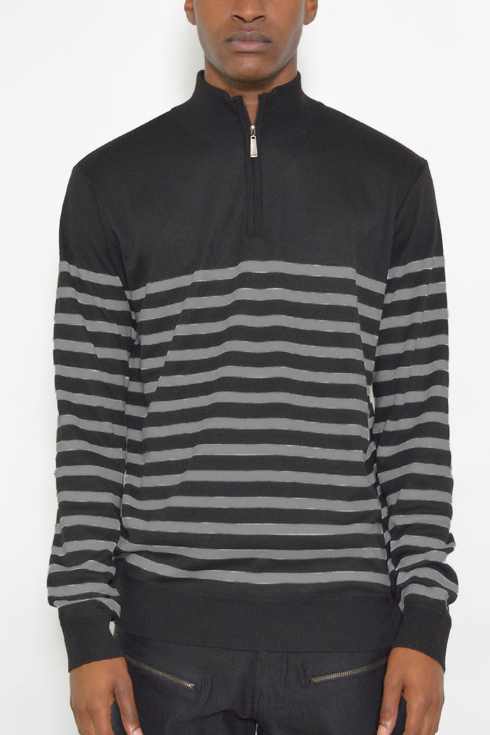 Quarter Zip Up Sweater NR2007