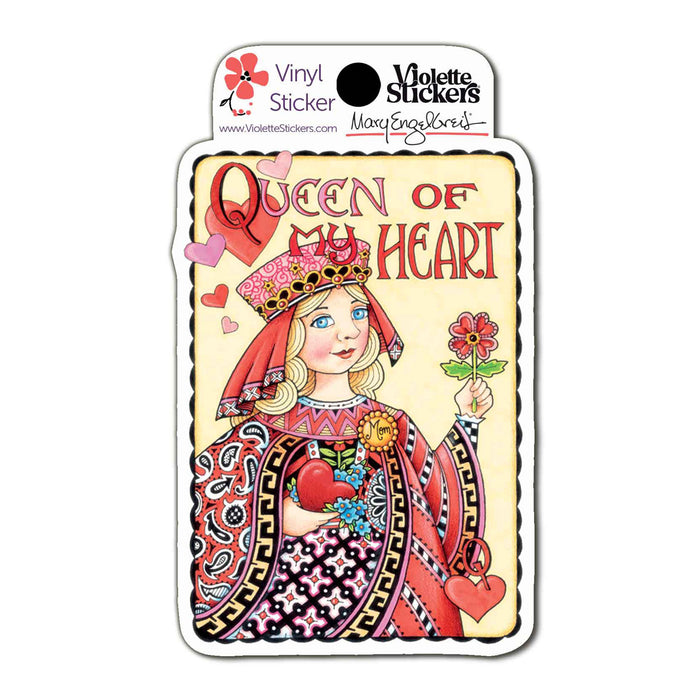 Queen of My Heart Vinyl Sticker