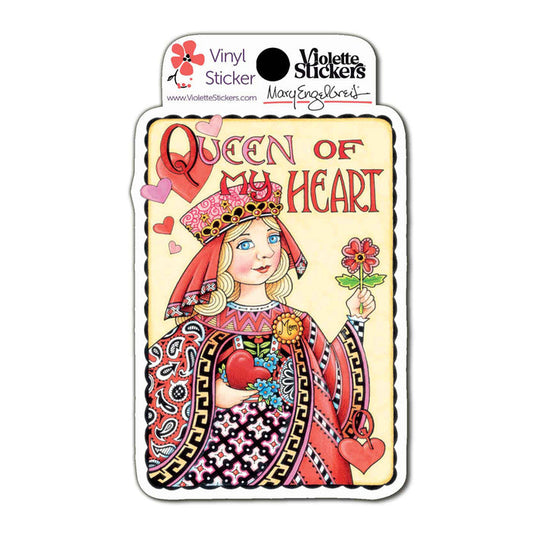 Queen of My Heart Vinyl Sticker