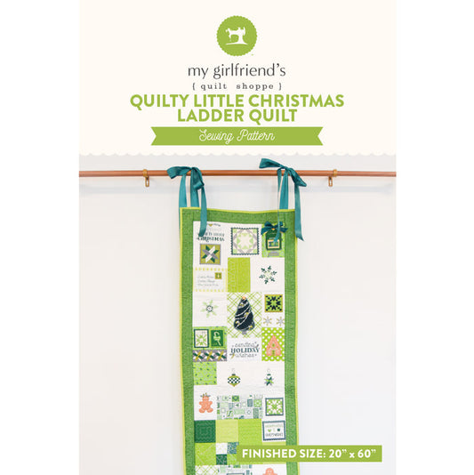 Quilty Little Christmas Ladder Quilt (Downloadable Sewing Pattern)