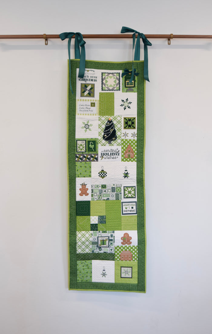 Quilty Little Christmas Ladder Quilt (Downloadable Sewing Pattern)